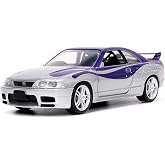 Jada Fast &amp; Furious 1:32 1995 Nissan Skyline GT-R(BNCR33) Die-Cast Car, Toys for Kids and Adults
