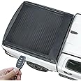 Syneticusa ER Hard Truck Bed Tonneau Cover Fits 2014-2025 Chevy Silverado/GMC Sierra 1500 5'8" (69.9”) Bed (Retractable, Matte Black, Remote Retract)