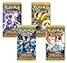 4 (Four) Packs of Pokemon Trading Card Game Black & White BW Next Destinies Booster (4 Pack Lot)