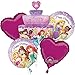 Princess Party Birthday Cake Bouquet Balloons 5 pieces