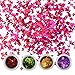 QIMYAR Nail Art Splarkly Laser Butterfly Sequin Acrylic Paillettes Holographic Glitter Fakes Tips 12 Colors