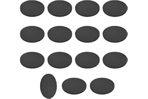 uxcell 15Pcs Rubber Solid Discs Washers, 38mm OD x 2mm Thick Anti Slip Bumper Pads Non-Adhesive Rubber Spacers Flat Round Gas