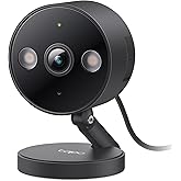 Tapo 2K+ Indoor/Outdoor Wired Security Camera - Person/Pet/Vehicle Detection, Baby Monitoring, Color Night Vision, IP66 Weather Resistant, Subscription-Free Local Storage or Optional Cloud, C121