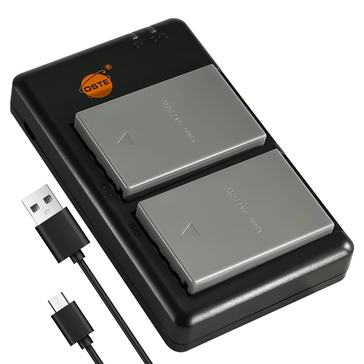 DSTE 2PCS BLS-5 PS-BLS5 (2100mAh/7.4V) Battery Charger Set Compatible for Olympus E-400 E-420 E-450 E-600 E-620 E-P1 E-P3 E-PL1E-PL2 E-PL5 E-PL6 E-PL7 E-PM1 E-PM2 E-M10 E-PLE15