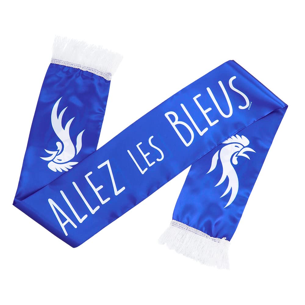 Boland 62204 - France Scarf, 145 x 17 cm, Allez les Bleus, Decoration, Costume, Theme Party, Birthday, European Championship, World Cup, Fan Item