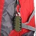 Gonex Survival Grenade Keychain Emergency Survival Kit, 550 Paracord Grenade with Carabiner, Eye Knife, Fire Starter, Fishing Tool for Camping, Hiking, Hunting, Travel
