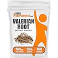 BulkSupplements.com Valerian Root Extract Powder - Valerian Root Powder, Valerian Extract - for Overall Well-Being, Gluten Free, 500mg per Serving, 250g (8.8 oz), Pack of 1