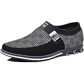 Veslesth Men Casual Shoes Sneakers Loafers Comfort Walking Shoes Fashion Driving Shoes Luxury Leather Shoes for Male Business Work Office Dress Outdoor