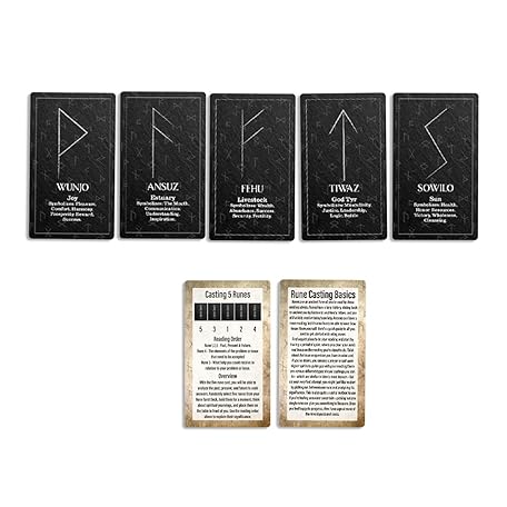 Mua Caspian Enterprise Viking Rune Tarot Deck with Instructions & Box ...