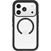 OtterBox iPhone 17 Pro Defender Series Pro XT Clear Case - Dark Side - Black - Tough, Rugged & Durable iPhone Case, Snaps on MagSafe