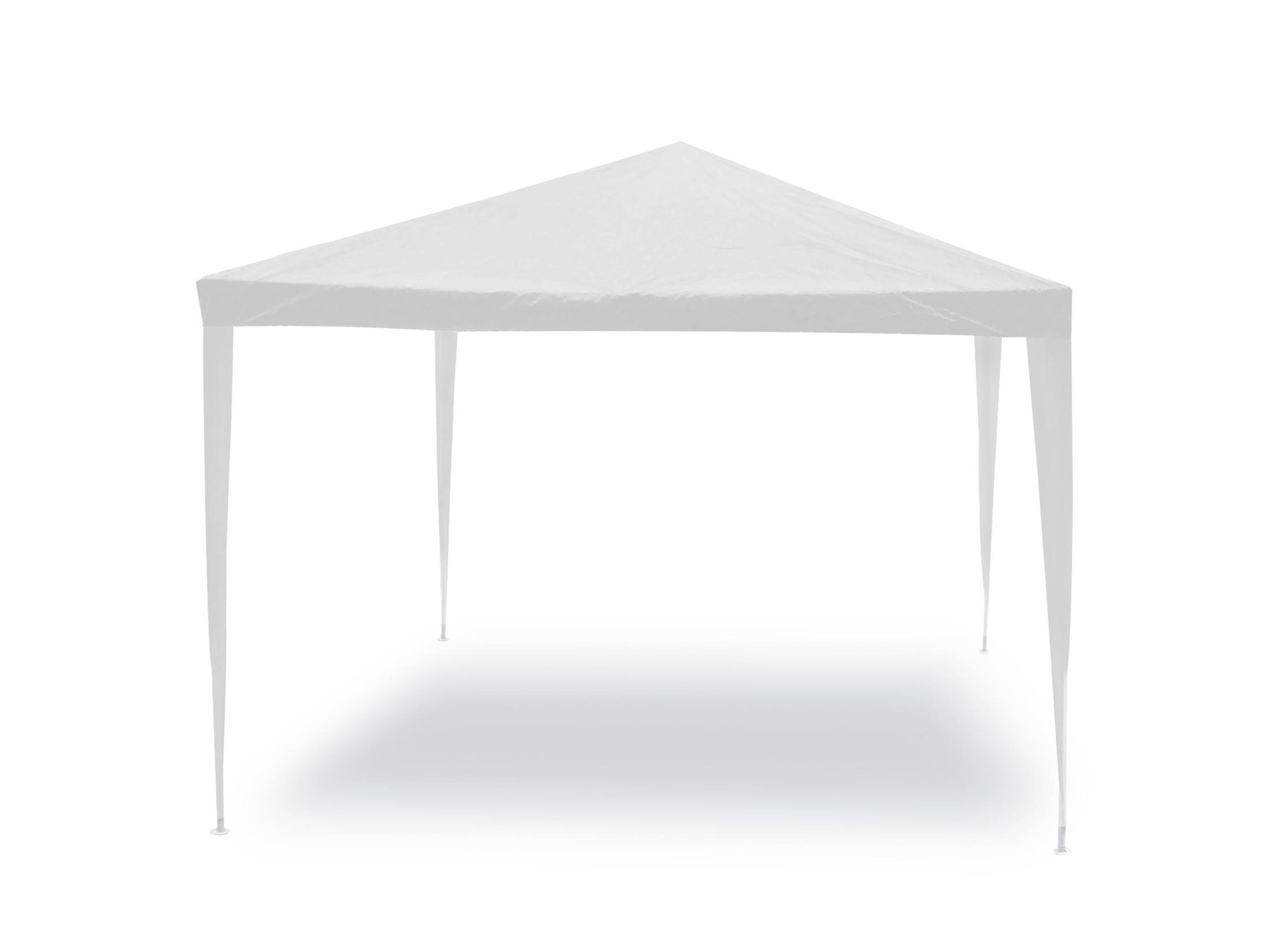 Gazebo easy white 3 x 4 m. Steel frame cover in pe. 110 g/m².
