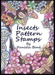 Livro Insects pattern stamps by Daniela Bená