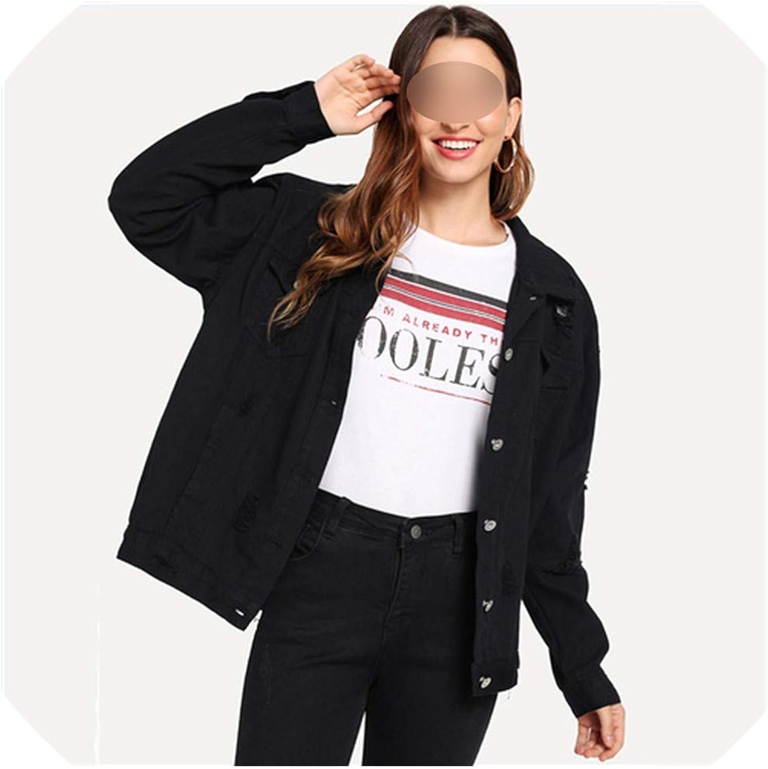 girls purple denim jacket