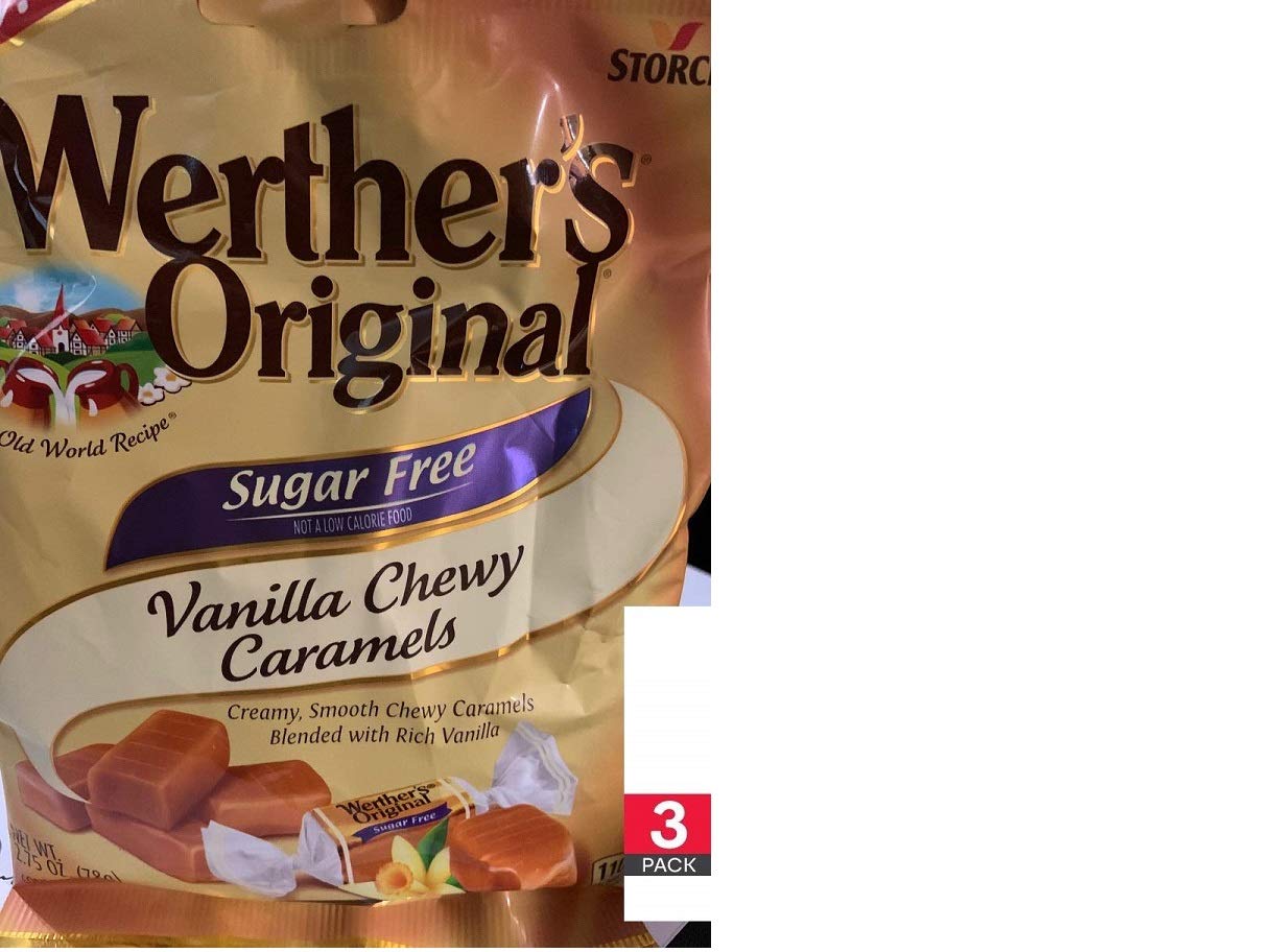 Buy Introducing Werther's Original Vanilla Chewy Caramels Sugar Free 2.