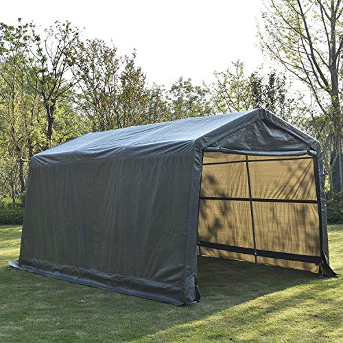 Sliverylake Outdoor Storage Carports Shelter Car Garage Steel