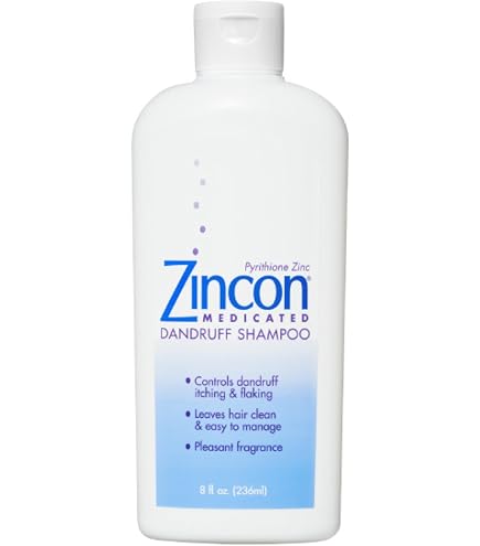 Amazon.com : Zincon Medicated Dandruff Shampoo, 8 Fluid Ounce