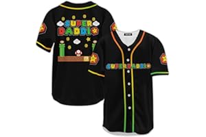 GEPOS Dad Baseball Shirt, Father Soccer Jersey, Dad Gifts from Daughter Son, Gifts for Dad, Small