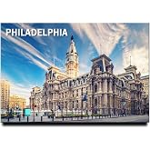 Philadelphia Fridge Magnet Pennsylvania Travel Souvenir Historic City Hall
