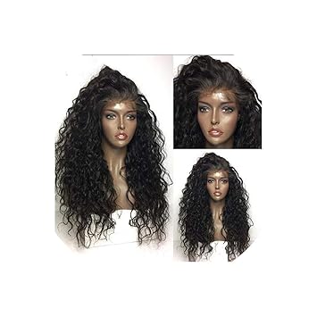 130 Lace Front Human Hair Wigs Curly Wig Human Amazon Com