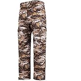 Huntworth Winsted Men's Tricot Waterproof Hunting Pants, Disruption Camo