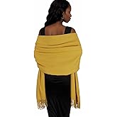 RUI VTRON Womens Winter Scarf Pashmina Shawls and Wraps for Evening Dresses Warm Blanket Scarf for Wedding