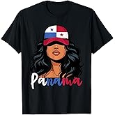 Panamanian Girl Panama Flag Proud Panameña Women T-Shirt