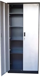 Amazon Com Tennsco J2478su Heavy Gauge Steel Jumbo Storage Cabinet 5 Shelves 400 Lbs Capacity Per Shelf 48 Width X 78 Height X 24 Depth Putty Industrial Scientific