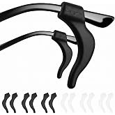 DIAONIAN Eye Glasses Ear Grippers,Anti Slip Eyeglasses Ear Grips,Silicone Ear Hooks for Sunglasses,Readingglasses