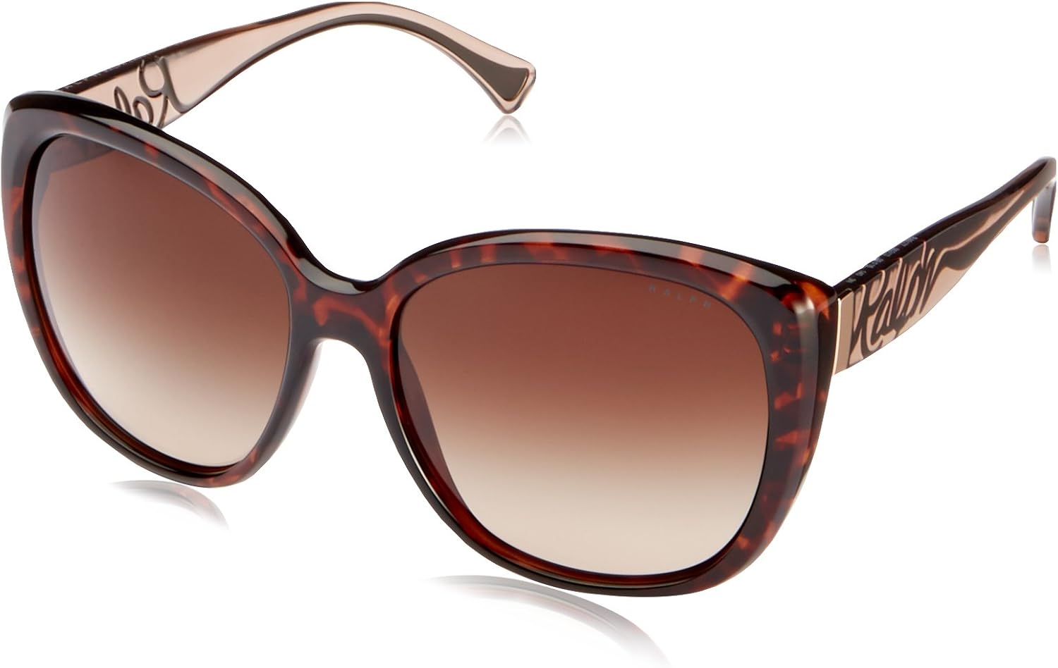 Ralph by Ralph Lauren Women's 0RA5177213 Sunglasses, Tortoise/Brown