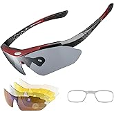 ROCKBROS Polarized Sunglasses Men Women Cycling/Pickleball/MTB Glasses UV Protection, Suitable for Myopia Glasses