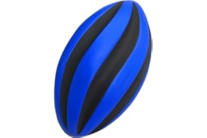 LMC Products Spiral Foam Football - Soft Foam Football for Kids - 9 Inches - American Football - 1 Each