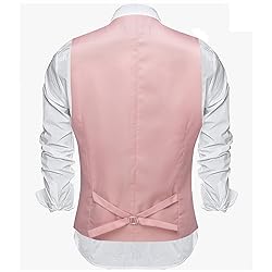Barry.Wang Mens Pink Suit Vest Formal/Leisure