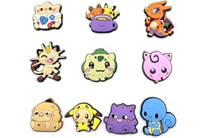 lmingulou Croc Charms for Shoe, 27 PCS Anime Jibit Shoe Charms for Clog Bubble Slides, Kawaii Shoe Pins Decoration Accessories for Girls Teens Boys Adults Gifts Party Favors