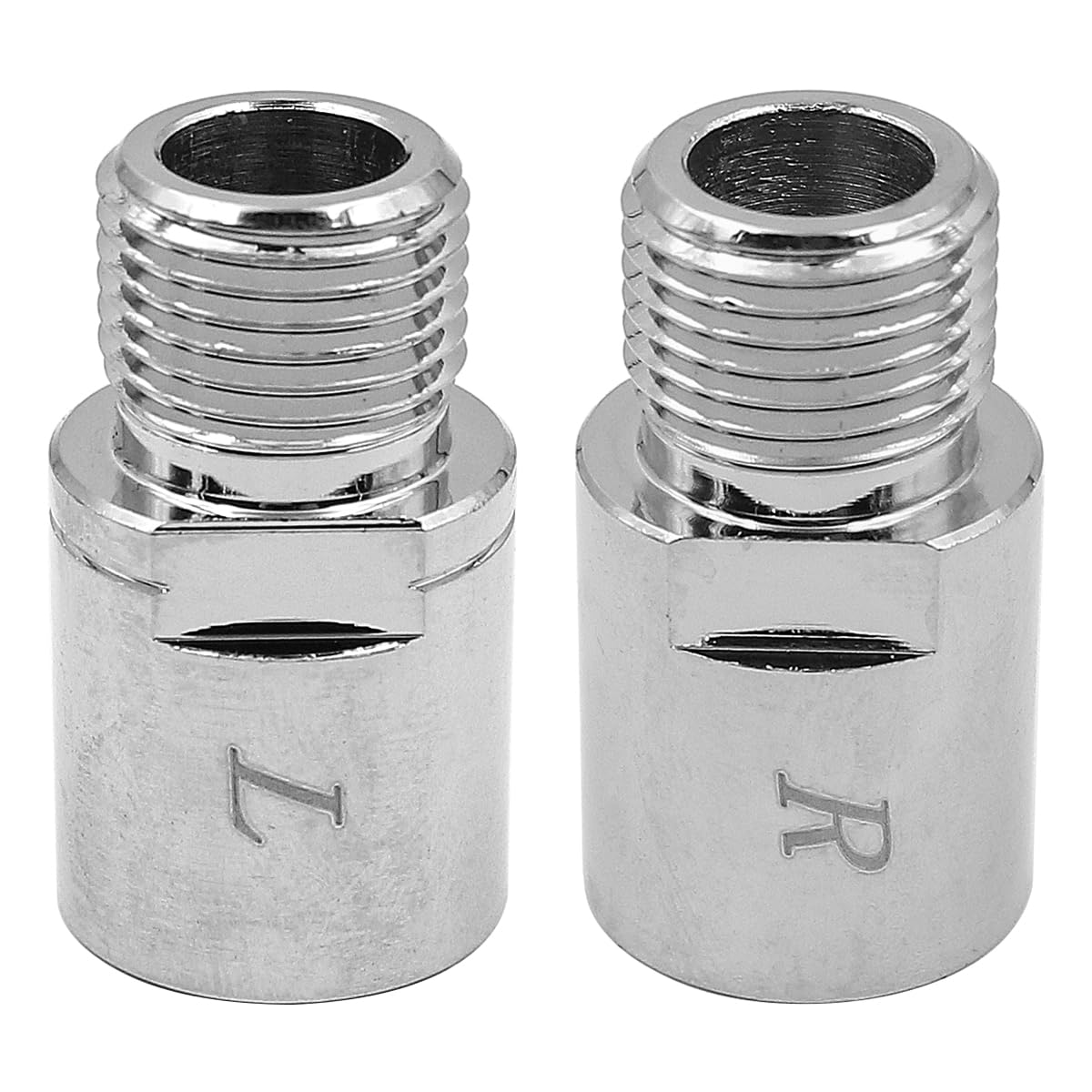 ANCLLO 1 Pair Chrome-Molybdenum Steel Bicycle Pedal Extender Extended Pedal Spacer Fit 9/16 in Threaded Pedals Bike SPD MT MTB BMX Road Street Bicycle, Extended 20mm/ 0.79in