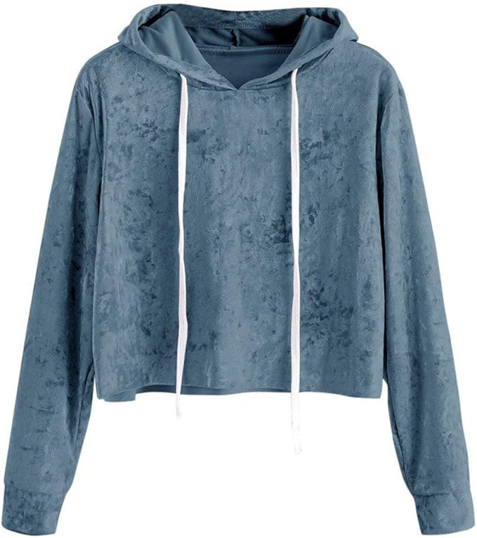 Weardear Mädchen Hoodie Kurz - Kapuzenpullover Für Mädchen 9-10 Jahre | Weicher Stoff Für Herbst
