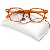 Dollger Blue light Glasses for Women Men Non-prescription Square Frame Computer Screen Blue light Blocking Eyeglasses