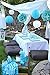Teal Bridal Shower Decorations White Teal Grey Tissue Paper Pom Pom Paper Lanterns Teal Themed Party Wedding Teal Blue Baby Shower Teal Sweet 16 Birthday Party Decorations Mermaid Party Supplies