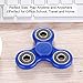 HITASION Hand Spinner Fidget Toys for Adults EDC ADHD Focus Ultra Durable High Speed 1-3 Min Smooth Spin (Blue)
