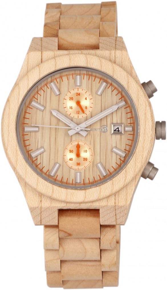 EARTH WOOD Castillo Quartz Eco Friendly Watch with Date
