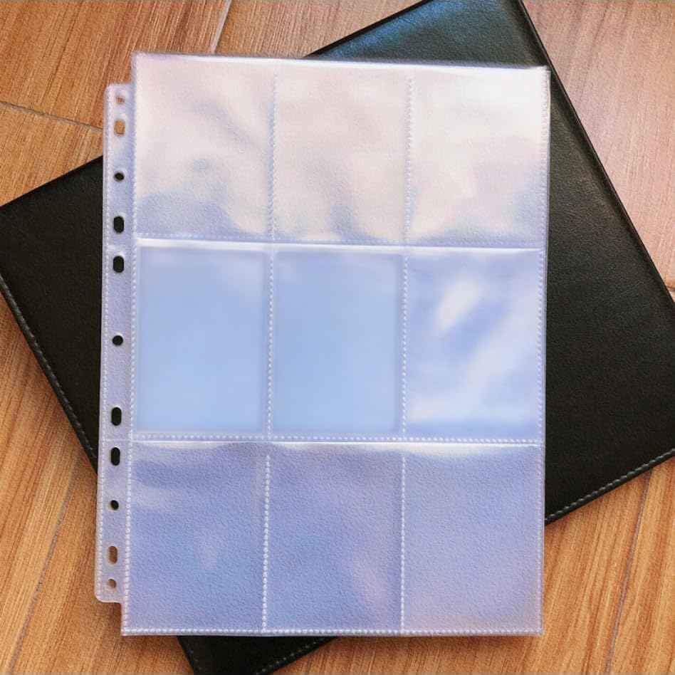 Kit 10/20/30 Folhas Plásticas Fichario Pasta Album Pokemon Cartão (30)