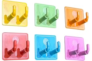KavandirJP 6Pcs Wall Mounted Racket Rack, Tennis Racket Holder Badminton Racket Storage Rack Heavy Duty Vertical Display Hold