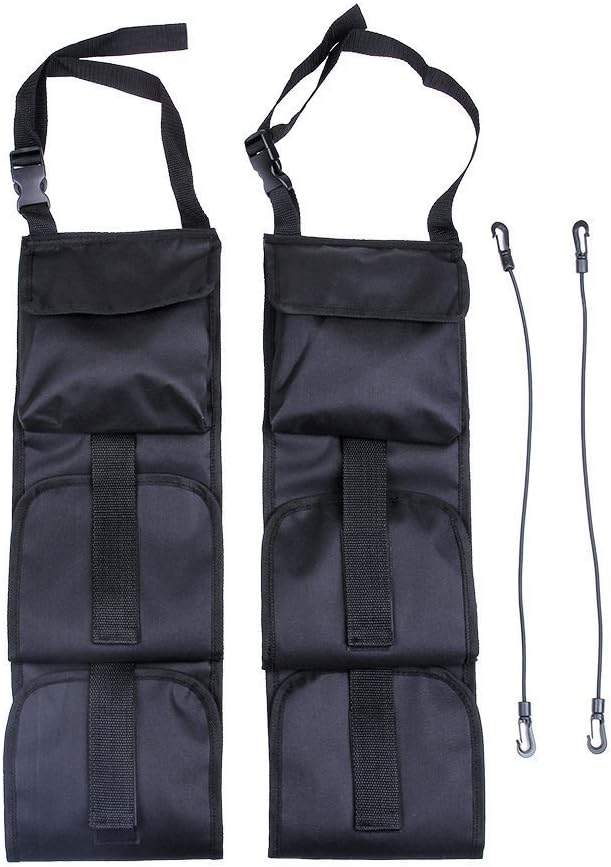 Front Seat Storage Gun Sling Bag Car Seat Back Shotgun Rifle Rack Case Hunting Gun Holsters Pistols Organizer with Pockets: Automotive
