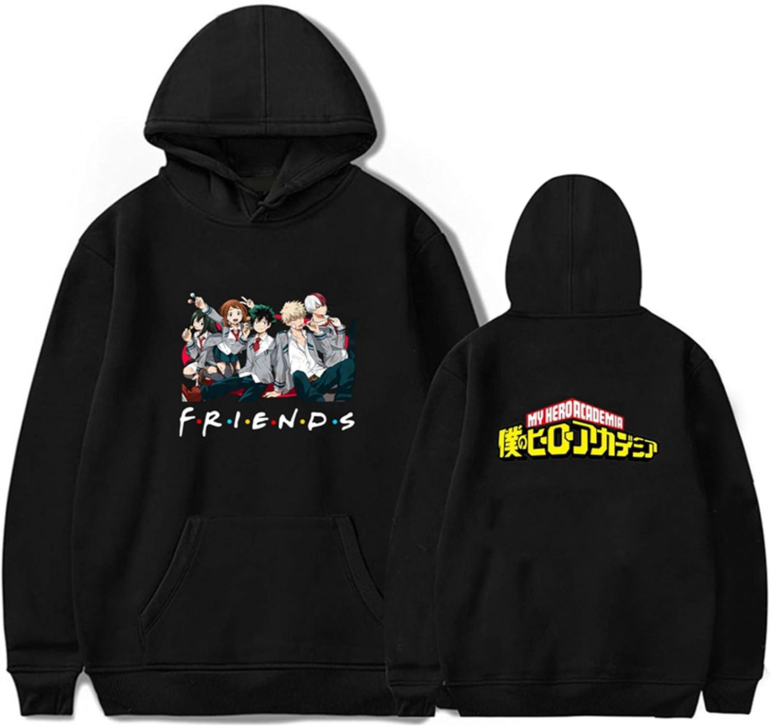 my hero academia friends sweatshirt
