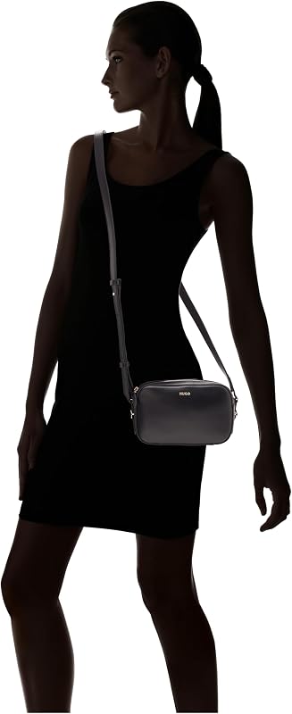 Syndra 10277957 01 - Mala de ombro feminina, preta