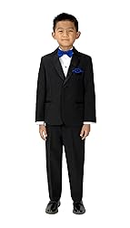 Spring Notion Big Boys' Tuxedo Set with Bow Tie and