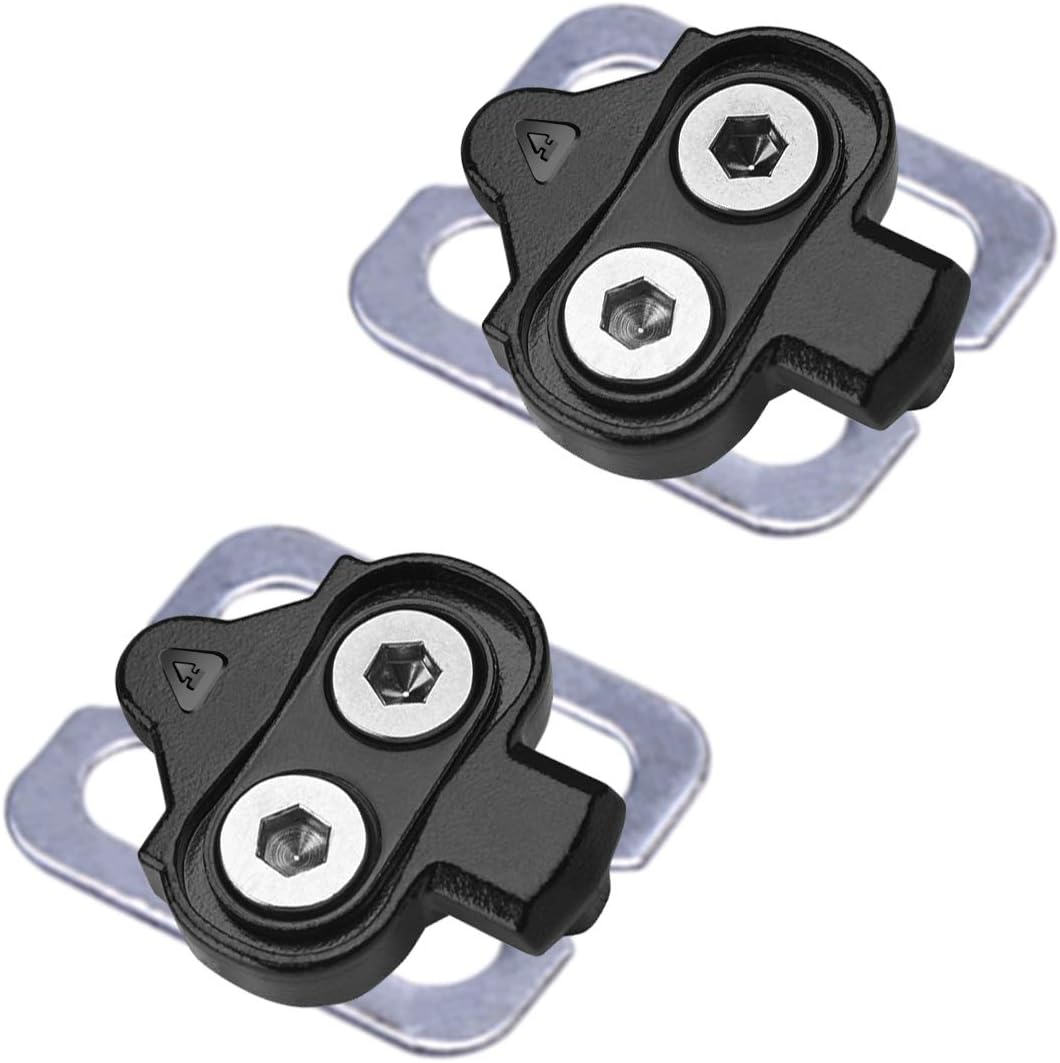 ZONKIE Bike Cleats Compatible with Shimano SPD - Spinning & Look X-Track Series Pedal, fits Most of MTB Cycling Shoes