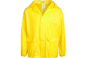 Lilly of New York Boys’ Raincoat - Waterproof Rain Jacket - Hooded Slicker Raincoat for Infants, Toddlers, Boys (12M-6)