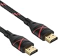 Rankie Cable HDMI de Alta Velocidad, Ethernet, 3D, Vídeo 4K y ARC, Trenzado de Nylon, 1,8m