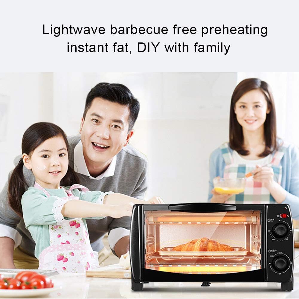 Elektrischer Tischherd,Temperatureinstellung Von 70 Bis 230 ° Qjjml  Multifunktionaler Mini-10L-Backofen Für Hausgebrauch Spart Mehr Platz Und  Hilft Ihnen Bei Der Zubereitung Köstlicher Speisen