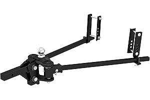 Curt Manufacturing 17501 TruTrack Trunnion Bar Weight Distribution System,black
